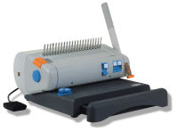 Elektrisk Plastspiral innbindingsmaskin for Profesjonell og Kjapp innbinding med Plastspiraler! Plastspiralinnbinder D310 med Fotpedal for Større volum og kjapp innbinding!