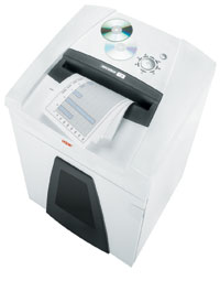 Økonomisk Makuleringsmaskin - Makulator for sikker makulering, HSM Securio B36 2CD Strimmel Makuleringsmaskin Automatisk Makulator. Strimmel makulator for Sikker Makulering stort volum.