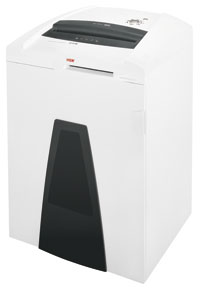 Økonomisk Makuleringsmaskin - Makulator for sikker makulering, HSM Securio B44 2CD Strimmel Makulator Automatisk Makulering. Strimmel Makulateringsmaskin for Sikker Makulering stort volum.